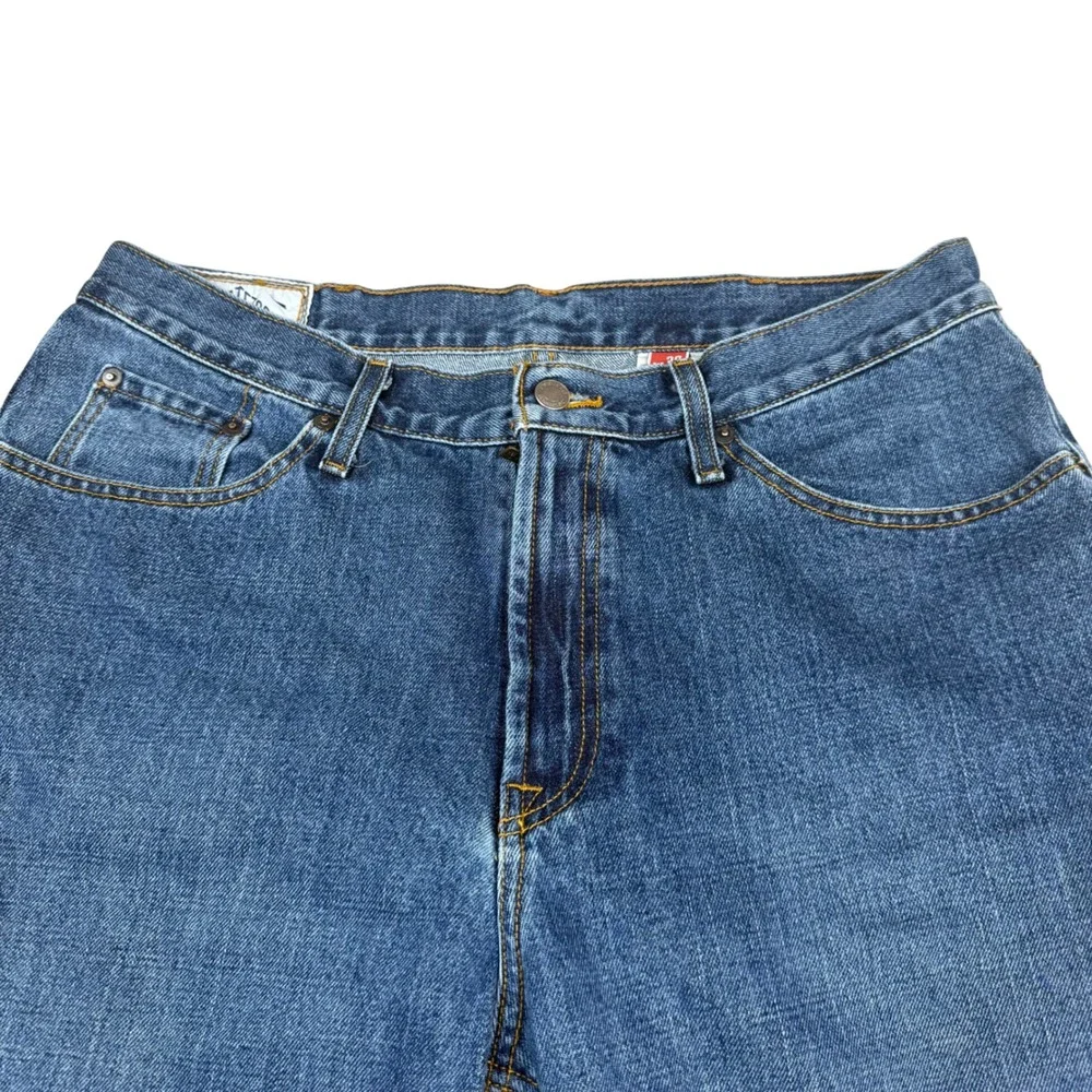 Stetson 1520 Standard Straight Leg Mens Blue Denim Jeans 36x32 (Fits 34x30)